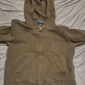 Polo by Ralph Lauren Green Cotton-Blend Hoodie